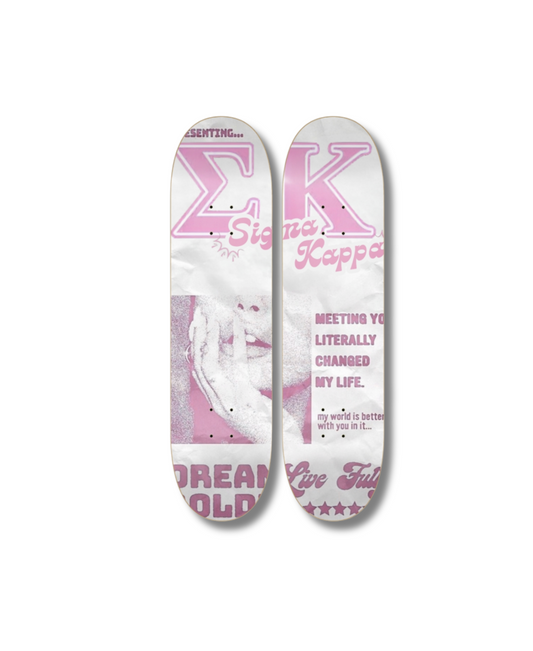 Sigma Kappa “pink dream boldly”