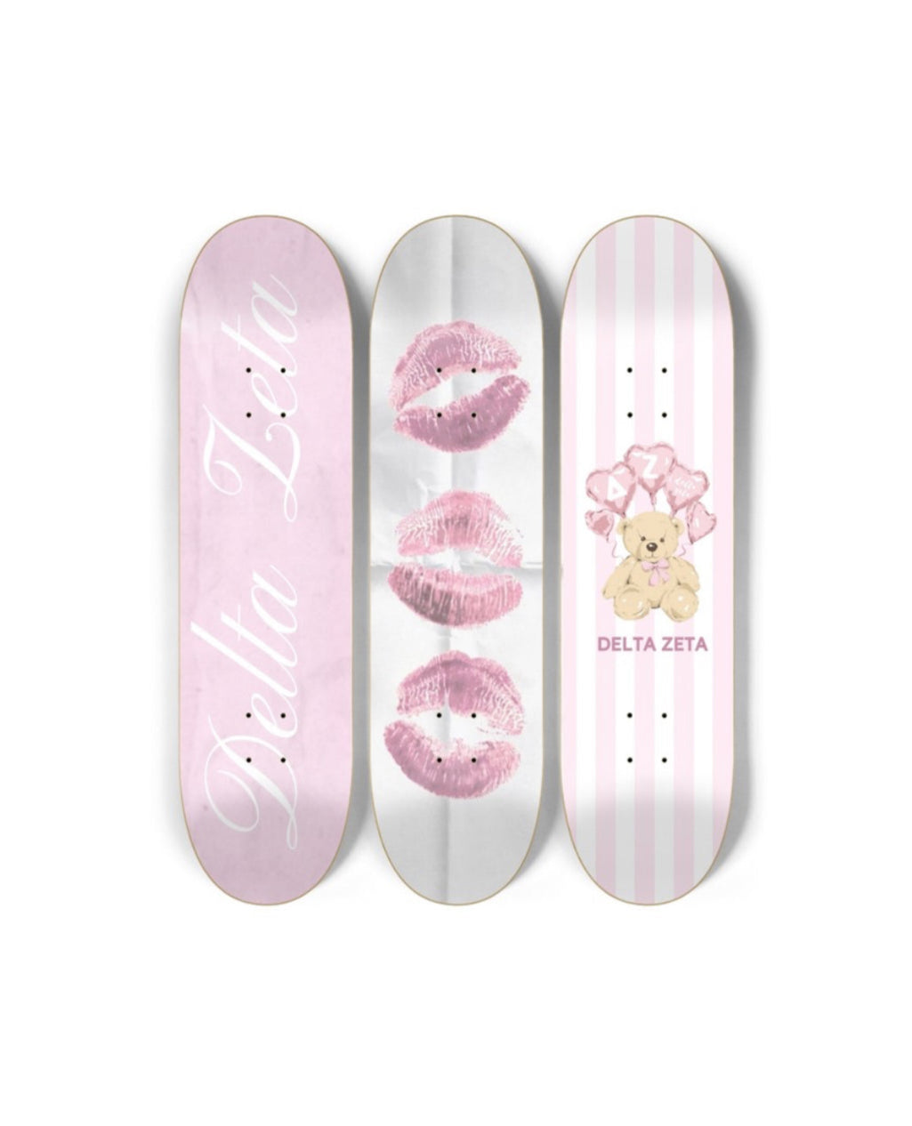 Delta Zeta “pink teddy bear trio”