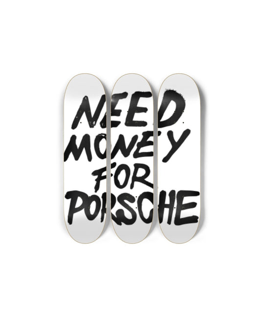 "need money for porsche" trio