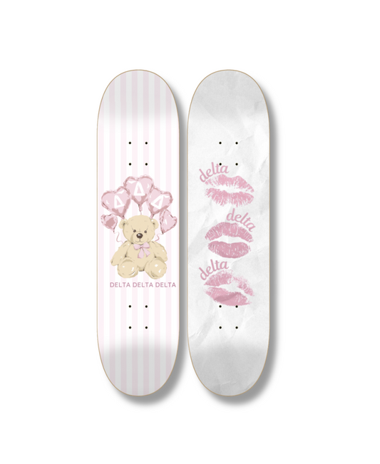 Delta Delta Delta “striped teddy”
