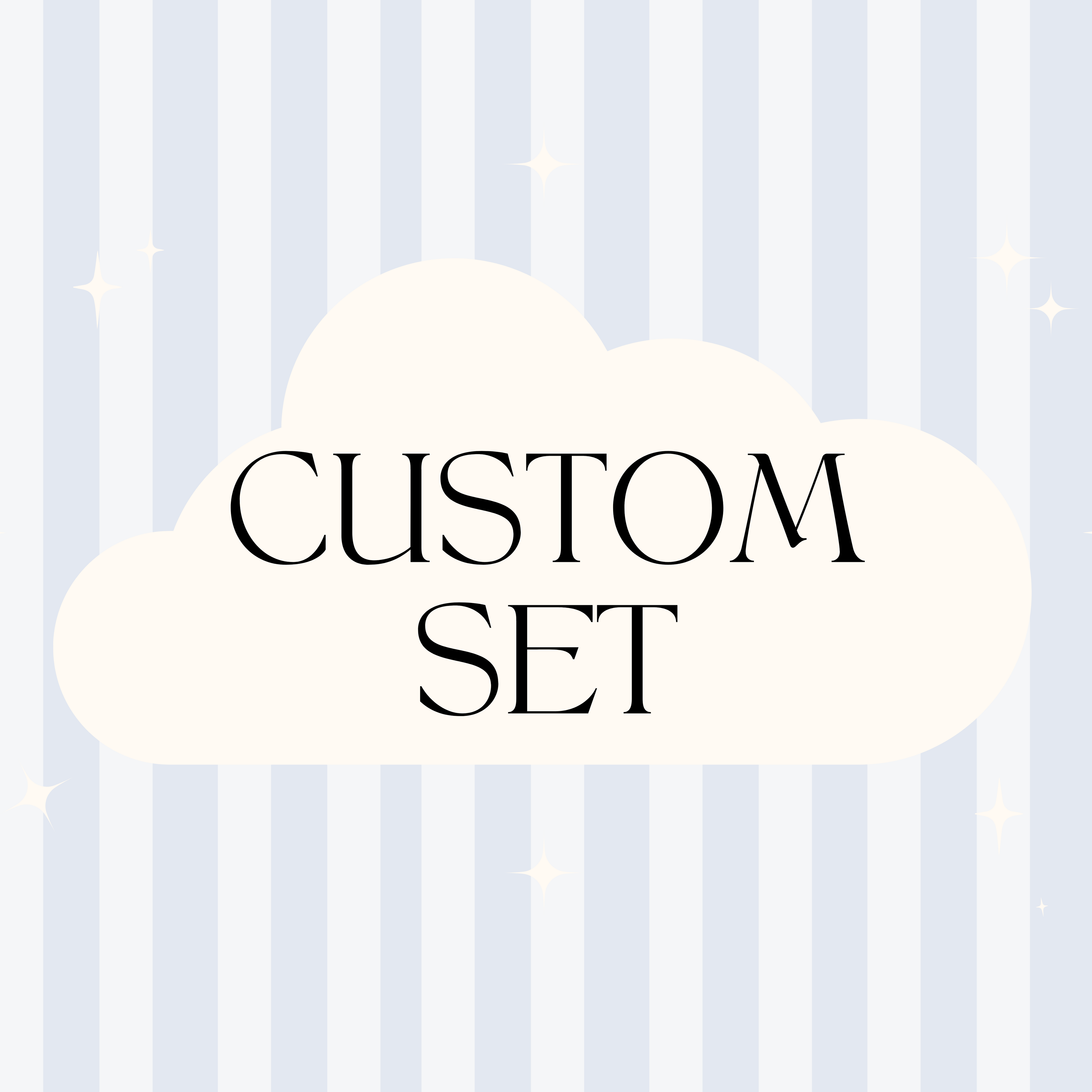 Customize a set!