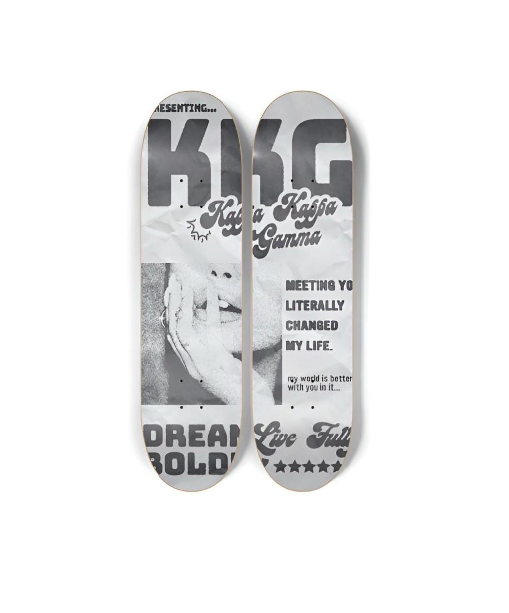 Kappa Kappa Gamma “black & white dream boldly”