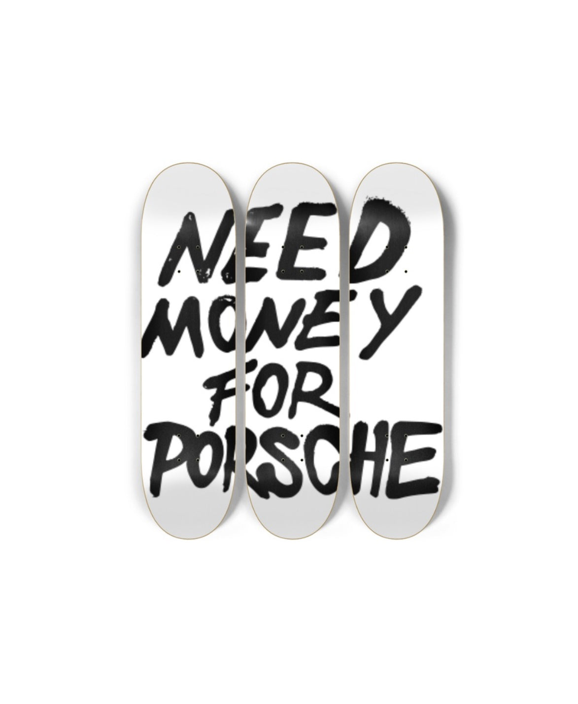 "need money for porsche" trio