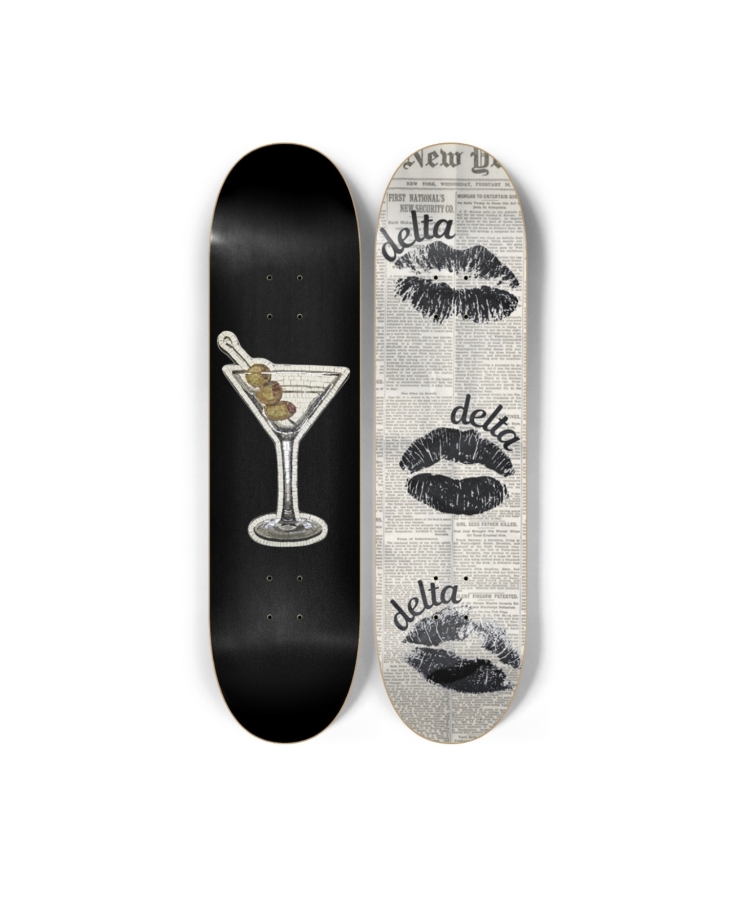 Delta Delta Delta “martini noir”