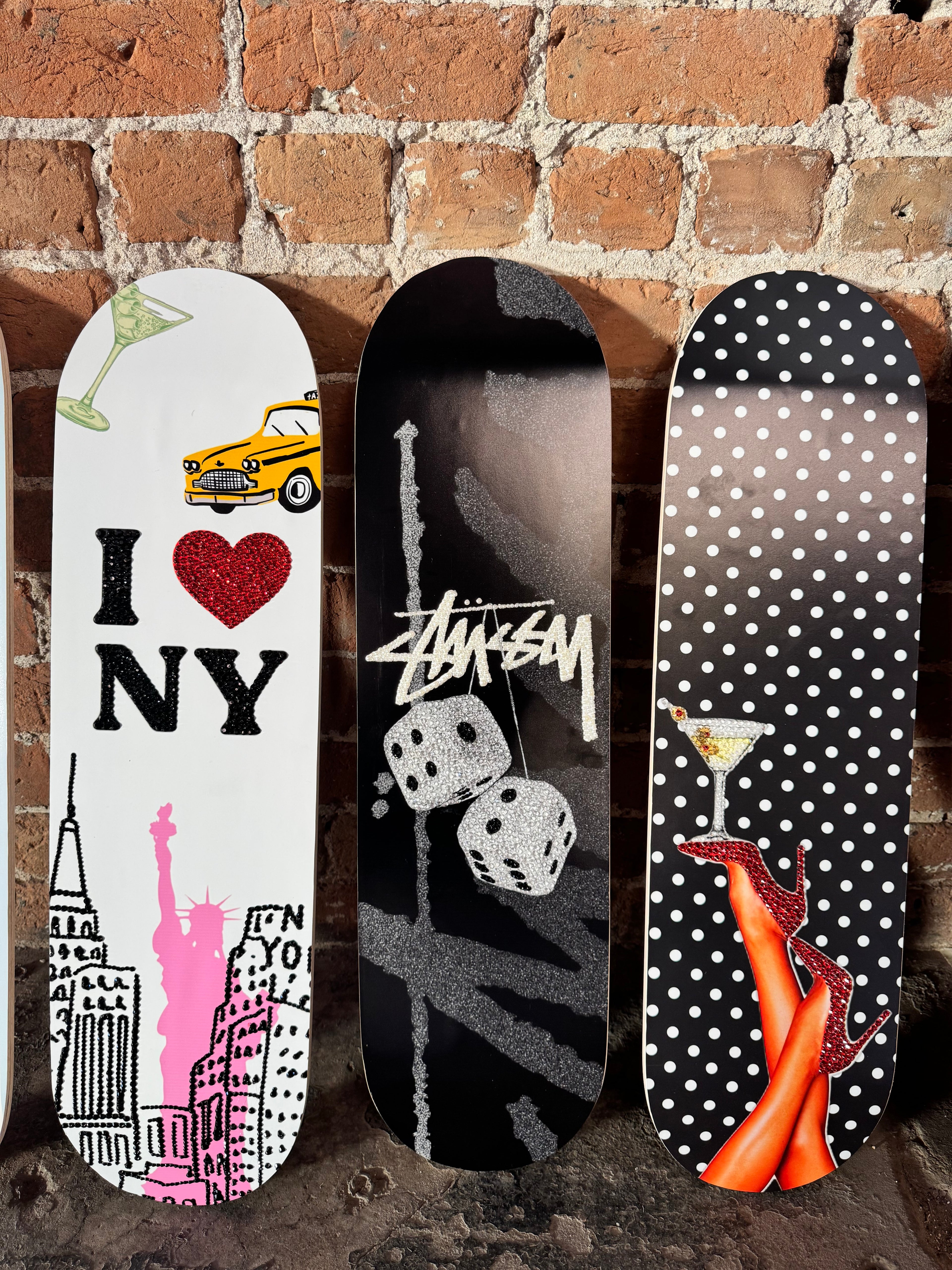 DICE skateboard deck collab x BBdesignsss