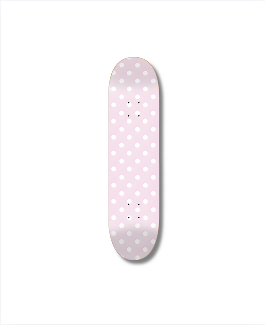 “white & pink polka dot" single